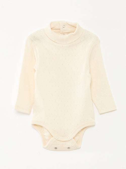 Setje met 3 meegroeirompertjes van pointelletricot - Kiabi