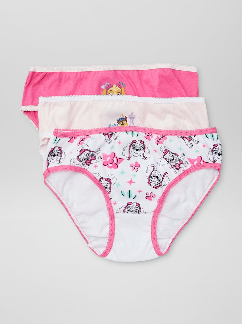 Setje met 3 onderbroekjes met 'PAW Patrol'-print ROSE - Kiabi