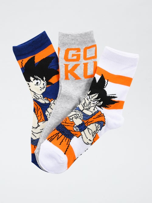Setje met 3 paar katoenen sokken 'Dragon Ball' - Kiabi