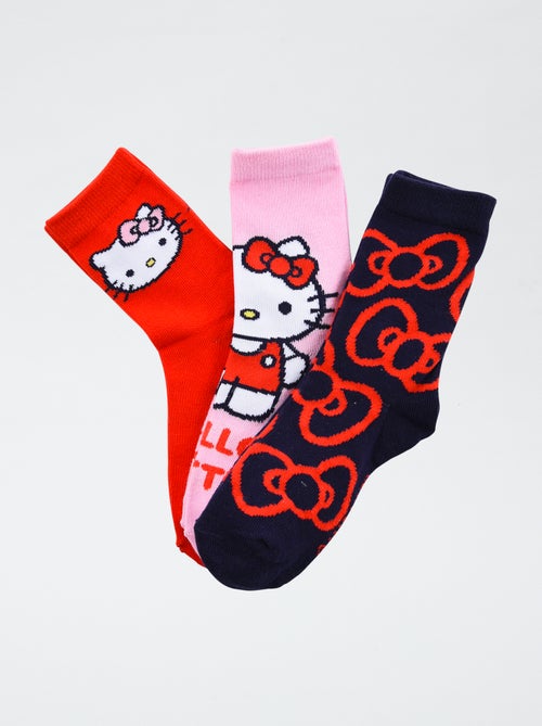 Setje met 3 paar katoenen sokken 'Hello Kitty' - Kiabi