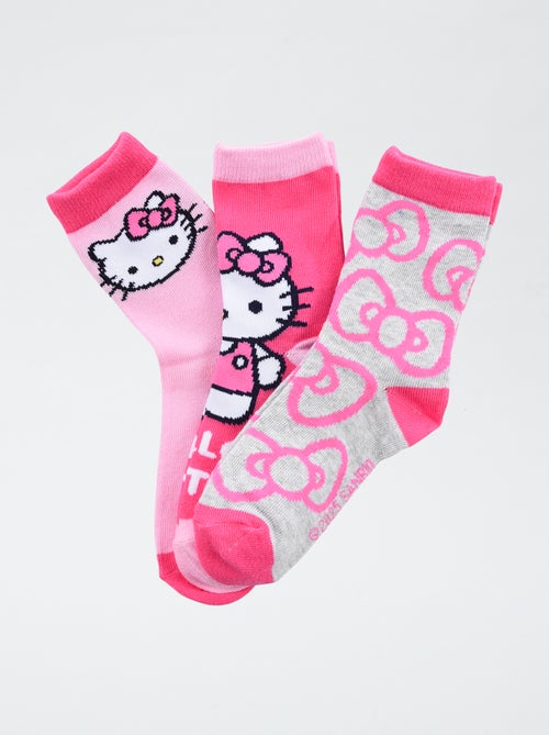 Setje met 3 paar katoenen sokken 'Hello Kitty' - Kiabi