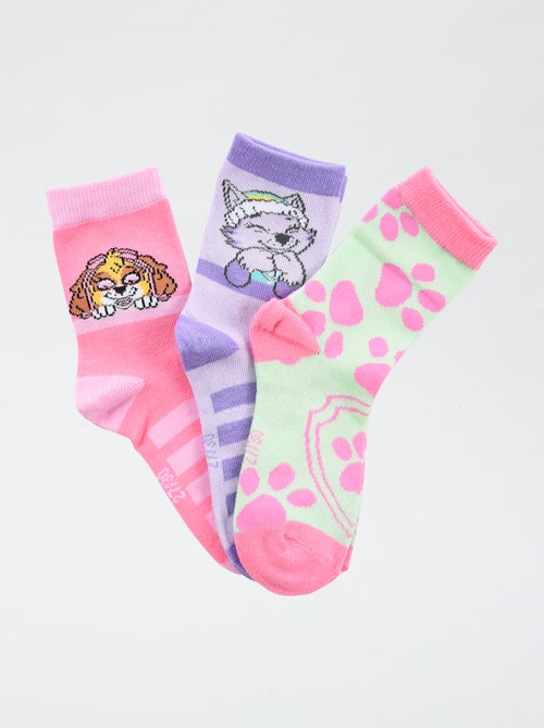 Setje met 3 paar katoenen sokken 'PAW Patrol' - Kiabi