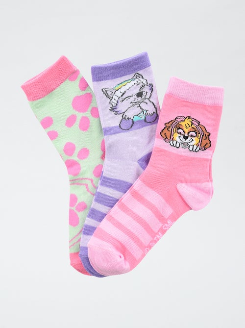 Setje met 3 paar katoenen sokken 'PAW Patrol' - Kiabi