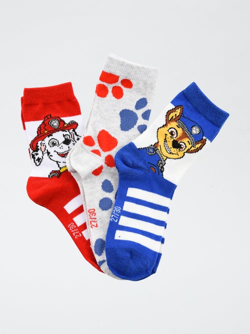 Setje met 3 paar katoenen sokken 'PAW Patrol' - Kiabi