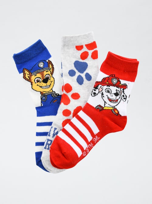 Setje met 3 paar katoenen sokken 'PAW Patrol' - Kiabi