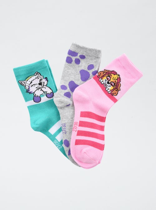 Setje met 3 paar katoenen sokken 'PAW Patrol' - Kiabi