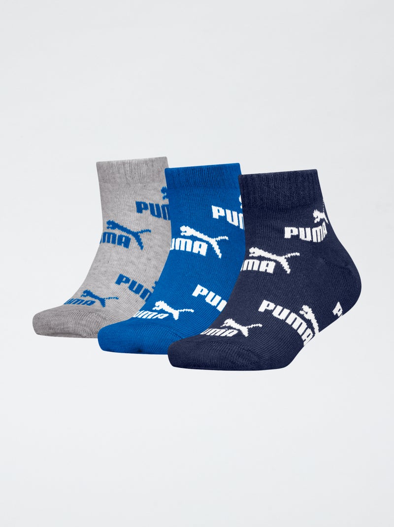 Setje met 3 paar Puma-sokken Blauw - Kiabi