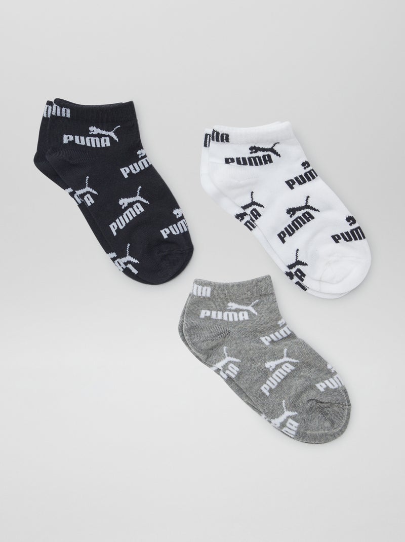 Setje met 3 paar Puma-sokken GRIJS - Kiabi