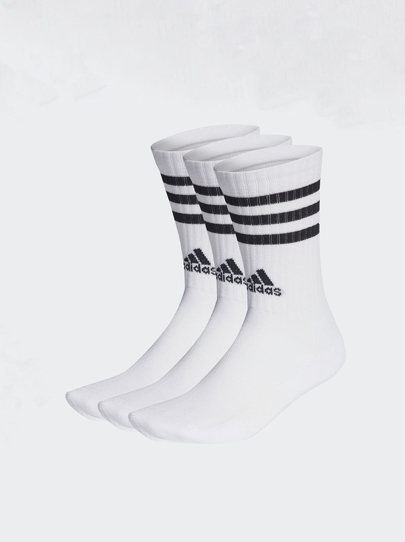 Setje met 3 paar sokken 'adidas' WIT - Kiabi