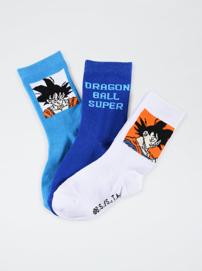 Setje met 3 paar sokken 'Dragon Ball Z' BLAUW - Kiabi