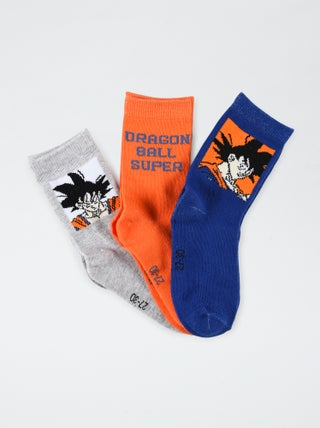 Setje met 3 paar sokken 'Dragon Ball Z'