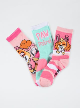Setje met 3 paar sokken 'PAW Patrol'