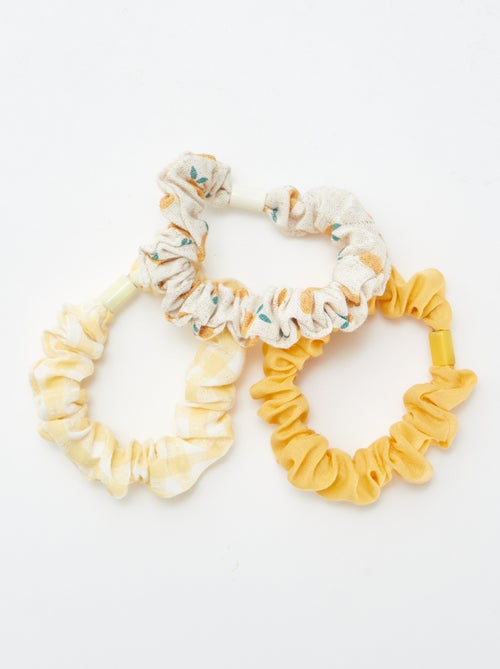 Setje met 3 scrunchies - Kiabi