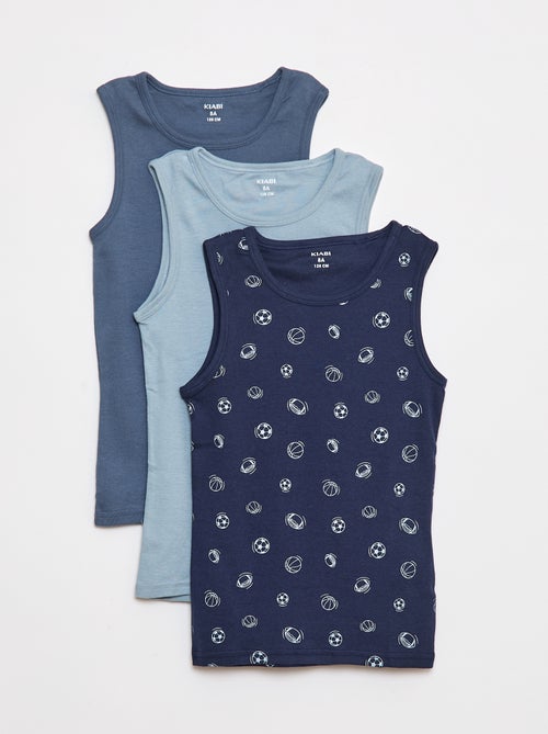 Setje met 3 singlets - Kiabi