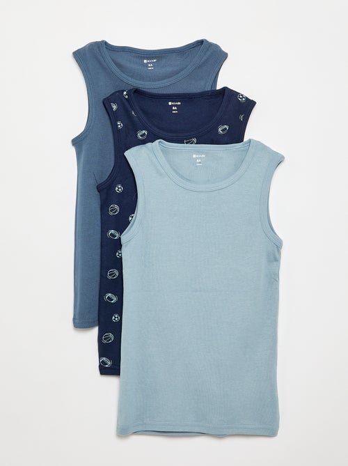 Setje met 3 singlets - Kiabi
