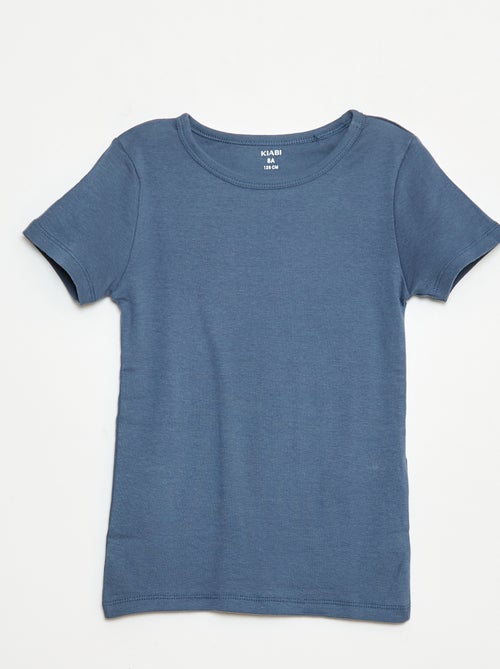 Setje met 3 slim-fit shirts met korte mouw - Kiabi