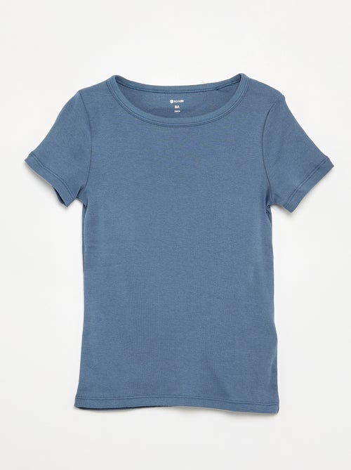 Setje met 3 slim-fit shirts met korte mouw - Kiabi