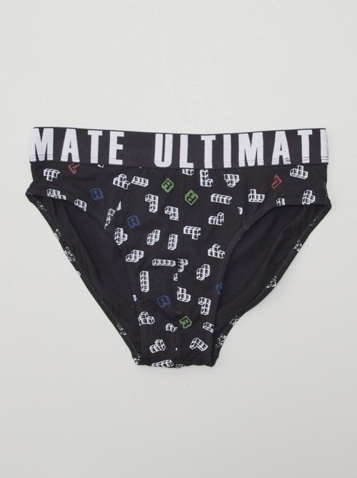 Setje met 3 slips met print - Kiabi