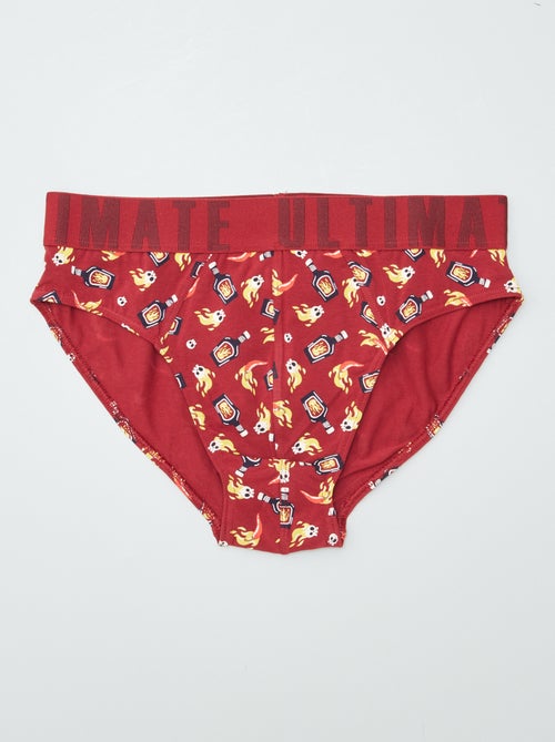 Setje met 3 slips met print - Kiabi