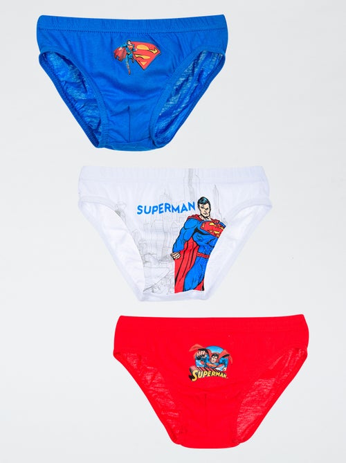 Setje met 3 'Superman'-slips - Kiabi