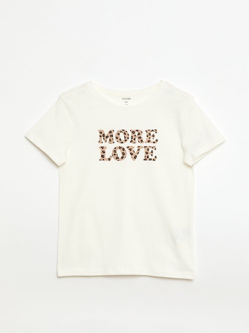 Setje met 3 T-shirts met korte mouw - Kiabi