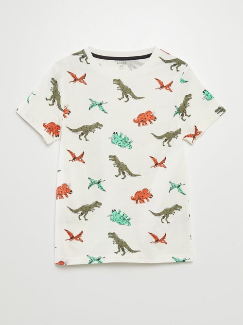 Setje met 3 T-shirts met korte mouw - Kiabi