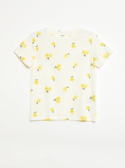 Setje met 3 T-shirts met korte mouw - Kiabi