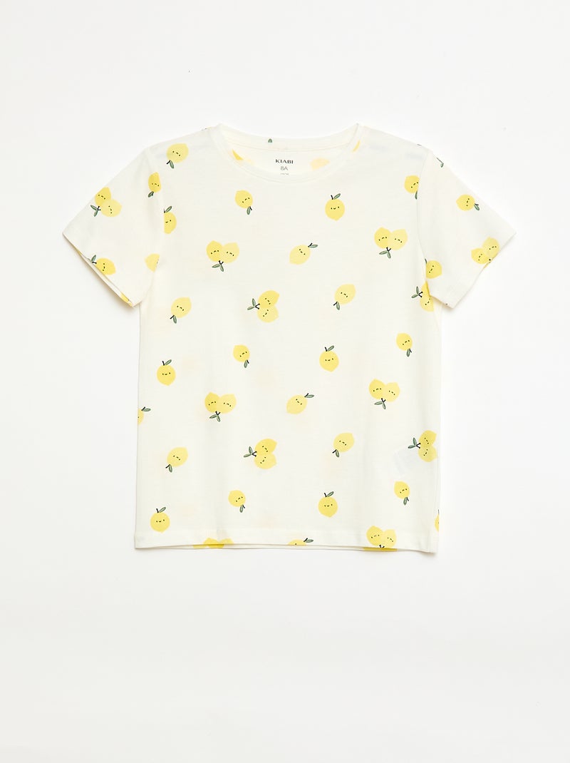 Setje met 3 T-shirts met korte mouw Geel - Kiabi