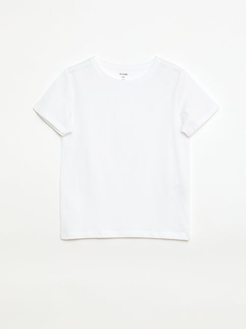 Setje met 3 T-shirts met korte mouw - Kiabi