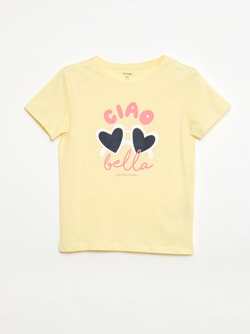 Setje met 3 T-shirts met korte mouw - Kiabi