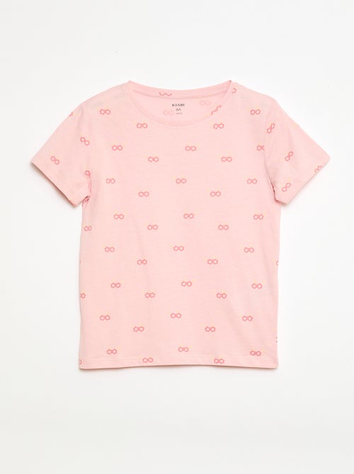 Setje met 3 T-shirts met korte mouw - Kiabi