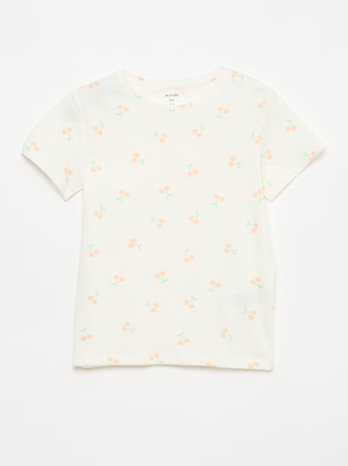 Setje met 3 T-shirts met korte mouw - Kiabi