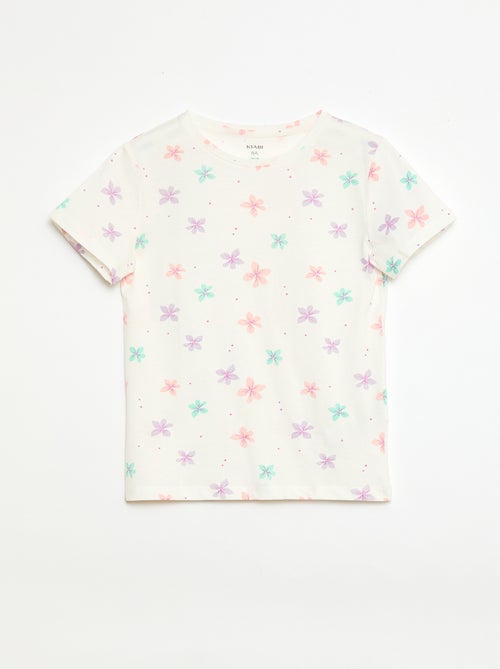 Setje met 3 T-shirts met korte mouw - Kiabi