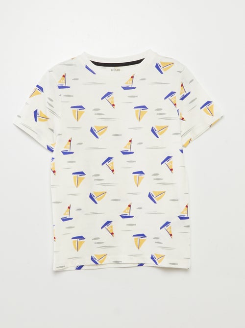 Setje met 3 T-shirts met korte mouw - Kiabi