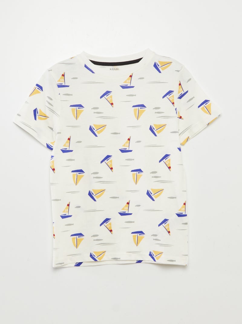 Setje met 3 T-shirts met korte mouw ROOD - Kiabi