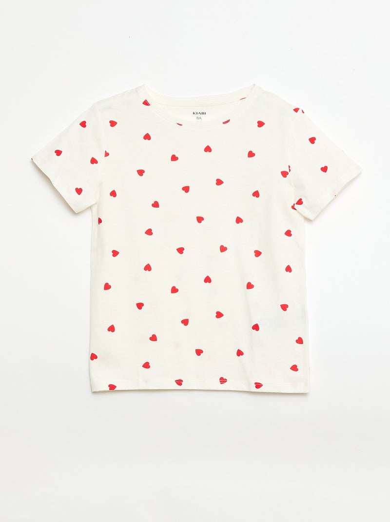 Setje met 3 T-shirts met korte mouw Rood - Kiabi