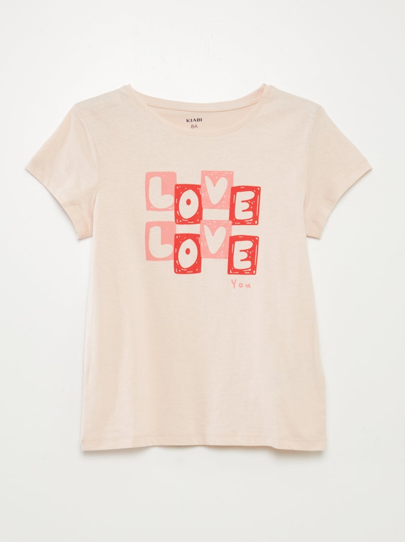 Setje met 3 T-shirts met korte mouw ROSE - Kiabi