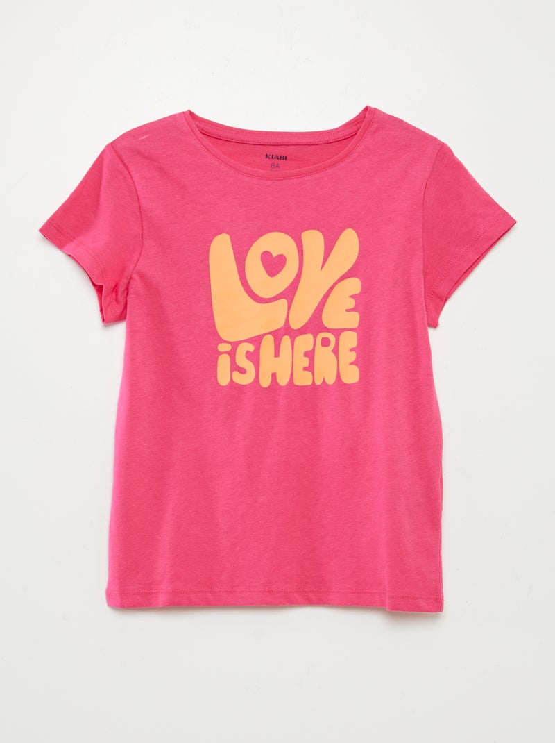 Setje met 3 T-shirts met korte mouw ROSE - Kiabi