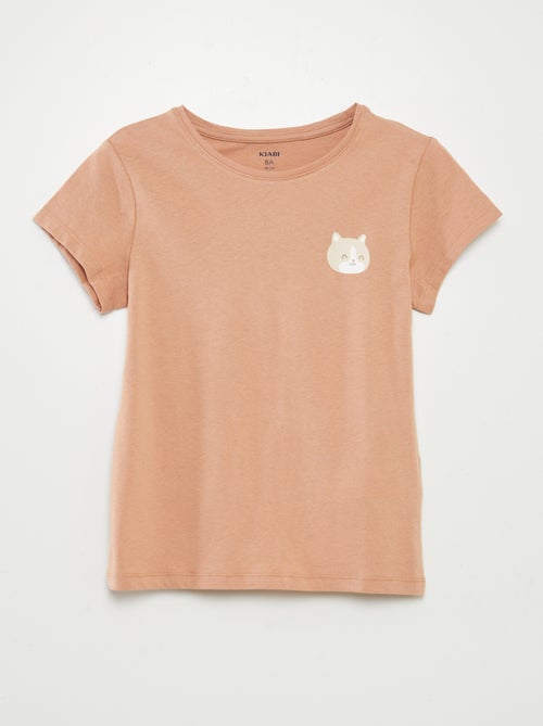 Setje met 3 T-shirts met korte mouw - Kiabi