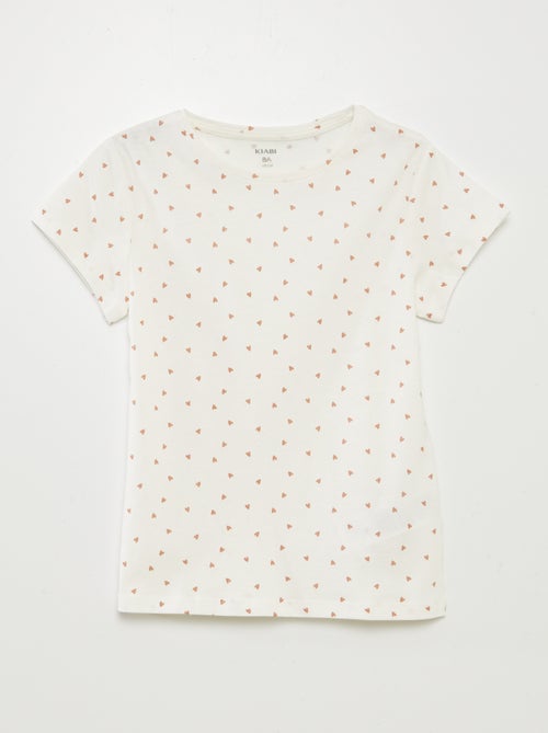 Setje met 3 T-shirts met korte mouw - Kiabi