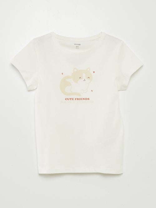 Setje met 3 T-shirts met korte mouw - Kiabi