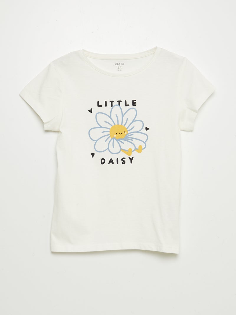 Setje met 3 T-shirts met korte mouw WIT - Kiabi