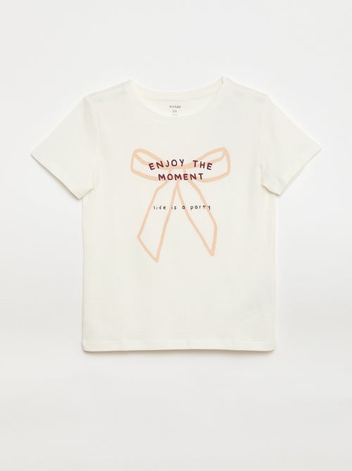 Setje met 3 T-shirts met korte mouw - Kiabi