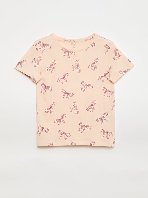 Setje met 3 T-shirts met korte mouw - Kiabi