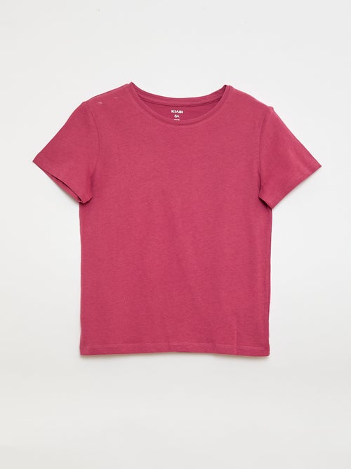 Setje met 3 T-shirts met korte mouw - Kiabi