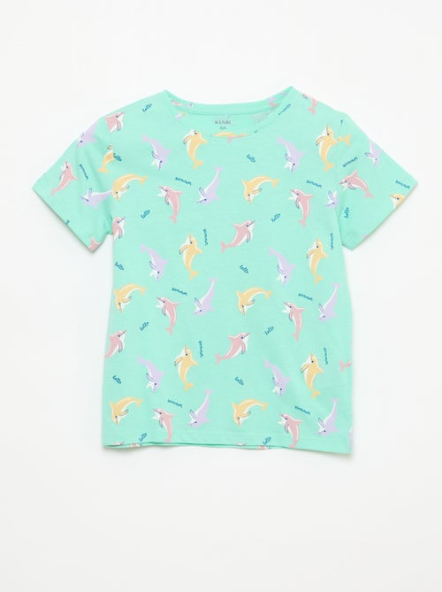 Setje met 3 T-shirts met korte mouw - Kiabi