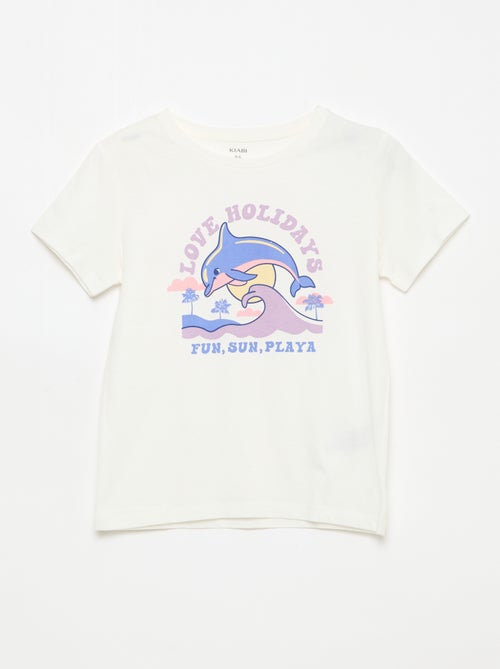 Setje met 3 T-shirts met korte mouw - Kiabi