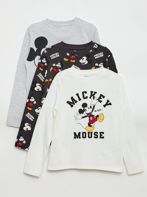 Setje met 3 T-shirts 'Mickey' 'Disney' - Kiabi