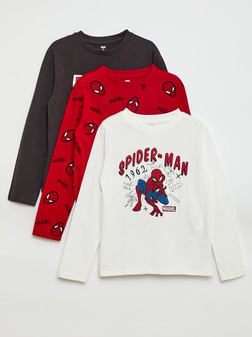 Setje met 3 T-shirts 'Spider-Man' 'Marvel' - Kiabi