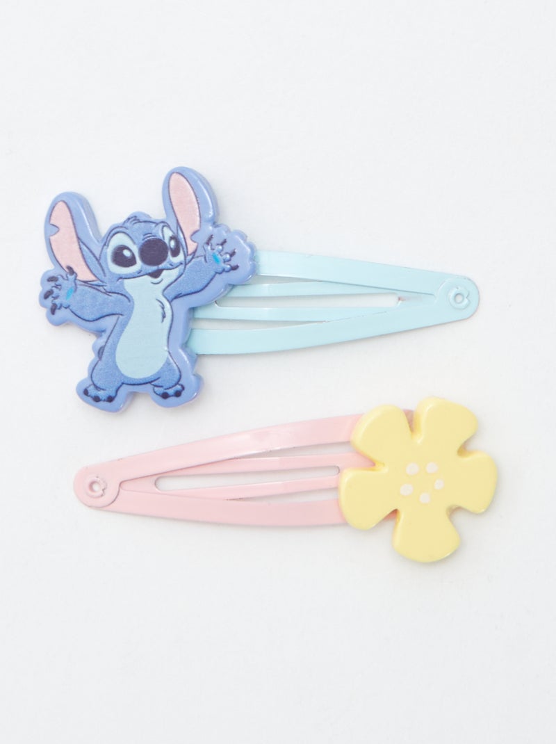 Setje met 4 haarspeldjes 'Stitch' BLAUW - Kiabi